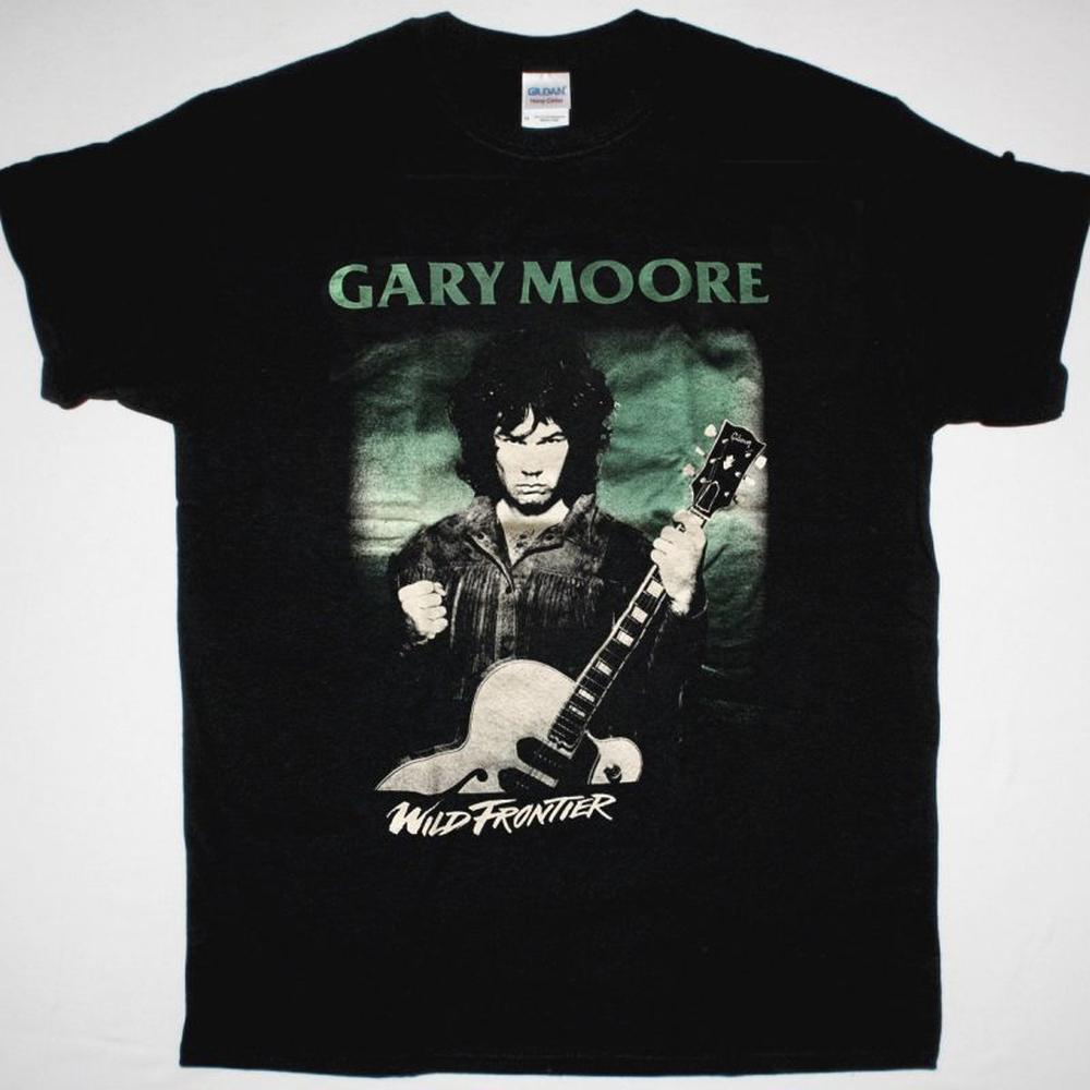 Gary Moore Wild Frontier87 New Black T-Shirt - Picture 1 of 4